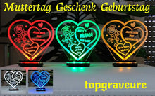 Laden Sie das Bild in den Galerie-Viewer, Alles Gute Alles Liebe zum MUTTERTAG-Beste Mama- GeschenkIDEE Liebe Herz Acryl**