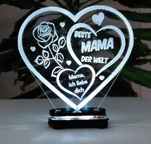 Laden Sie das Bild in den Galerie-Viewer, Alles Gute Alles Liebe zum MUTTERTAG-Beste Mama- GeschenkIDEE Liebe Herz Acryl**