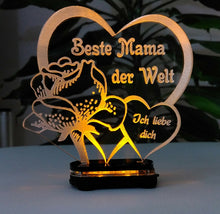 Laden Sie das Bild in den Galerie-Viewer, Alles Gute Alles Liebe zum MUTTERTAG-Beste Mama- GeschenkIDEE Liebe Herz Acryl**