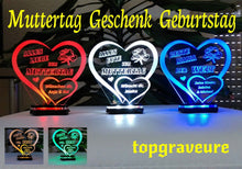 Laden Sie das Bild in den Galerie-Viewer, Alles Gute Alles Liebe zum MUTTERTAG-Beste Mama- GeschenkIDEE Liebe Herz Acryl**