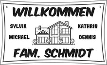 Load image into Gallery viewer, Homemade Haus mit Name, ohne Foto Türschild - personalisiert mit Name und Foto- Deko*