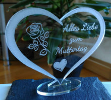 Laden Sie das Bild in den Galerie-Viewer, topgraveure Geschenk 98 x 74 mm / Modell 2 Alles Liebe zum Muttertag HERZ BESTE MAMA ALLES GUTE ALLES LIEBE MUTTERTAG GESCHENK GEBURTSTAG LIEBE*