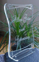 Laden Sie das Bild in den Galerie-Viewer, ALLES GUTE ZUM GEBURTSTAG GESCHENK ACRYLGLAS MIT LED BELEUCHTUNG GEBURTSTAG - topgraveure
