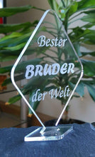 Laden Sie das Bild in den Galerie-Viewer, topgraveure Geschenk Dekor BESTER BRUDER GEBURTSTAG BRUDER GESCHENK