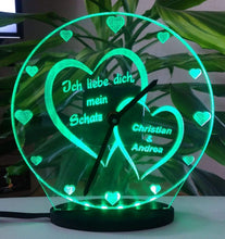 Laden Sie das Bild in den Galerie-Viewer, topgraveure Geschenk Dekor Ich liebe dich - Geschenk für Valentinstag Hochzeit Geburtstag Liebe*LED-Licht