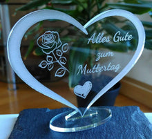 Laden Sie das Bild in den Galerie-Viewer, topgraveure Geschenk HERZ BESTE MAMA ALLES GUTE ALLES LIEBE MUTTERTAG GESCHENK GEBURTSTAG LIEBE*
