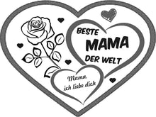 Laden Sie das Bild in den Galerie-Viewer, topgraveure Geschenk HERZ BESTE MAMA ALLES GUTE MIT LED LICHT BELEUCHTUNG MUTTERTAG GESCHENK LIEBE