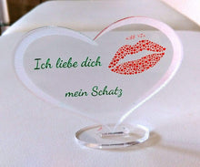 Laden Sie das Bild in den Galerie-Viewer, topgraveure Geschenk HERZ ICH LIEBE DICH VALENTINSTAG GEBURTSTAG GESCHENK DER LIEBE LIEBESERKLÄRUNG