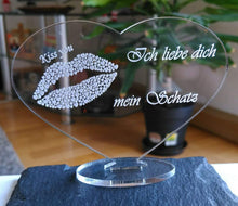 Laden Sie das Bild in den Galerie-Viewer, topgraveure Geschenk HERZ ICH LIEBE DICH VALENTINSTAG GEBURTSTAG GESCHENK DER LIEBE LIEBESERKLÄRUNG