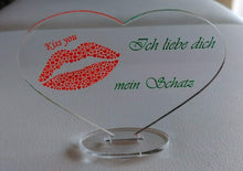 Laden Sie das Bild in den Galerie-Viewer, topgraveure Geschenk HERZ ICH LIEBE DICH VALENTINSTAG GEBURTSTAG GESCHENK DER LIEBE LIEBESERKLÄRUNG