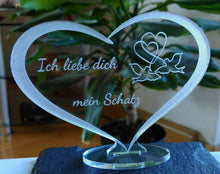 Laden Sie das Bild in den Galerie-Viewer, HERZ ICH LIEBE DICH VALENTINSTAG GEBURTSTAG GESCHENK DER LIEBE LIEBESERKLÄRUNG* - topgraveure
