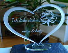 Laden Sie das Bild in den Galerie-Viewer, topgraveure Geschenk HERZ ICH LIEBE DICH VALENTINSTAG GEBURTSTAG GESCHENK DER LIEBE LIEBESERKLÄRUNG**