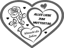 Laden Sie das Bild in den Galerie-Viewer, topgraveure Geschenk HERZ MUTTERTAG GESCHENK BESTE MAMA ALLES GUTE-ALLES LIEBE GEBURTSTAG GESCHENK