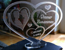 Laden Sie das Bild in den Galerie-Viewer, topgraveure Geschenk LIEBESGESCHENK MIT BELEUCHTUNG GESCHENK VALENTINSTAG, DER LIEBE, ICH LIEBE DICH