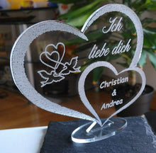 Laden Sie das Bild in den Galerie-Viewer, topgraveure Geschenk LIEBESGESCHENK MIT BELEUCHTUNG GESCHENK VALENTINSTAG, DER LIEBE, ICH LIEBE DICH