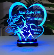 Laden Sie das Bild in den Galerie-Viewer, Alles Gute Alles Liebe zum MUTTERTAG-Beste Mama- GeschenkIDEE Liebe Herz Acryl**
