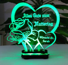 Laden Sie das Bild in den Galerie-Viewer, Alles Gute Alles Liebe zum MUTTERTAG-Beste Mama- GeschenkIDEE Liebe Herz Acryl**
