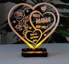 Laden Sie das Bild in den Galerie-Viewer, Alles Gute Alles Liebe zum MUTTERTAG-Beste Mama- GeschenkIDEE Liebe Herz Acryl**
