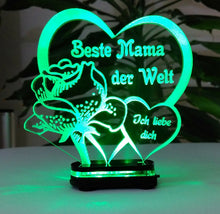 Laden Sie das Bild in den Galerie-Viewer, Alles Gute Alles Liebe zum MUTTERTAG-Beste Mama- GeschenkIDEE Liebe Herz Acryl**
